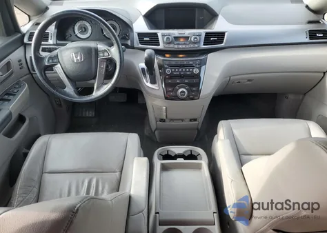 2012 Honda Odyssey Touring from USA, damaged, VIN 5FNRL5H92CB075089